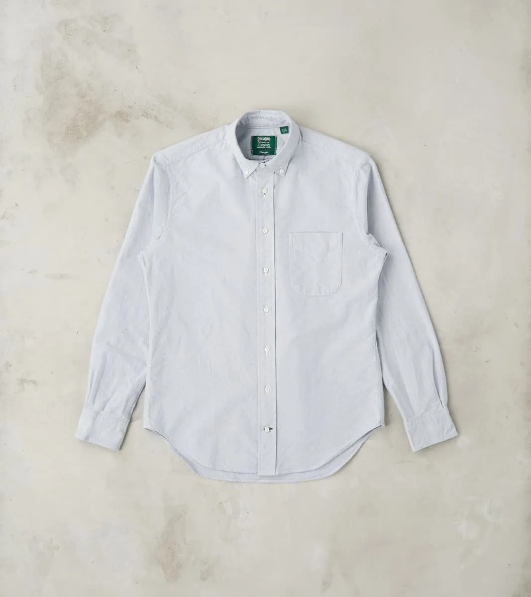 Brushed Fall Oxford - Navy