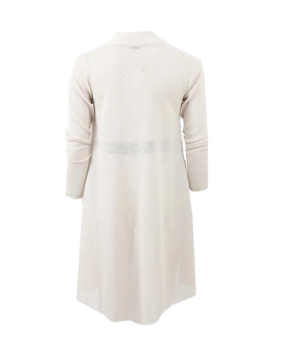 Grosgrain Waist Cardigan