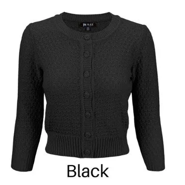 MAK Cropped Crew Neck Cardigan (Various Colours)