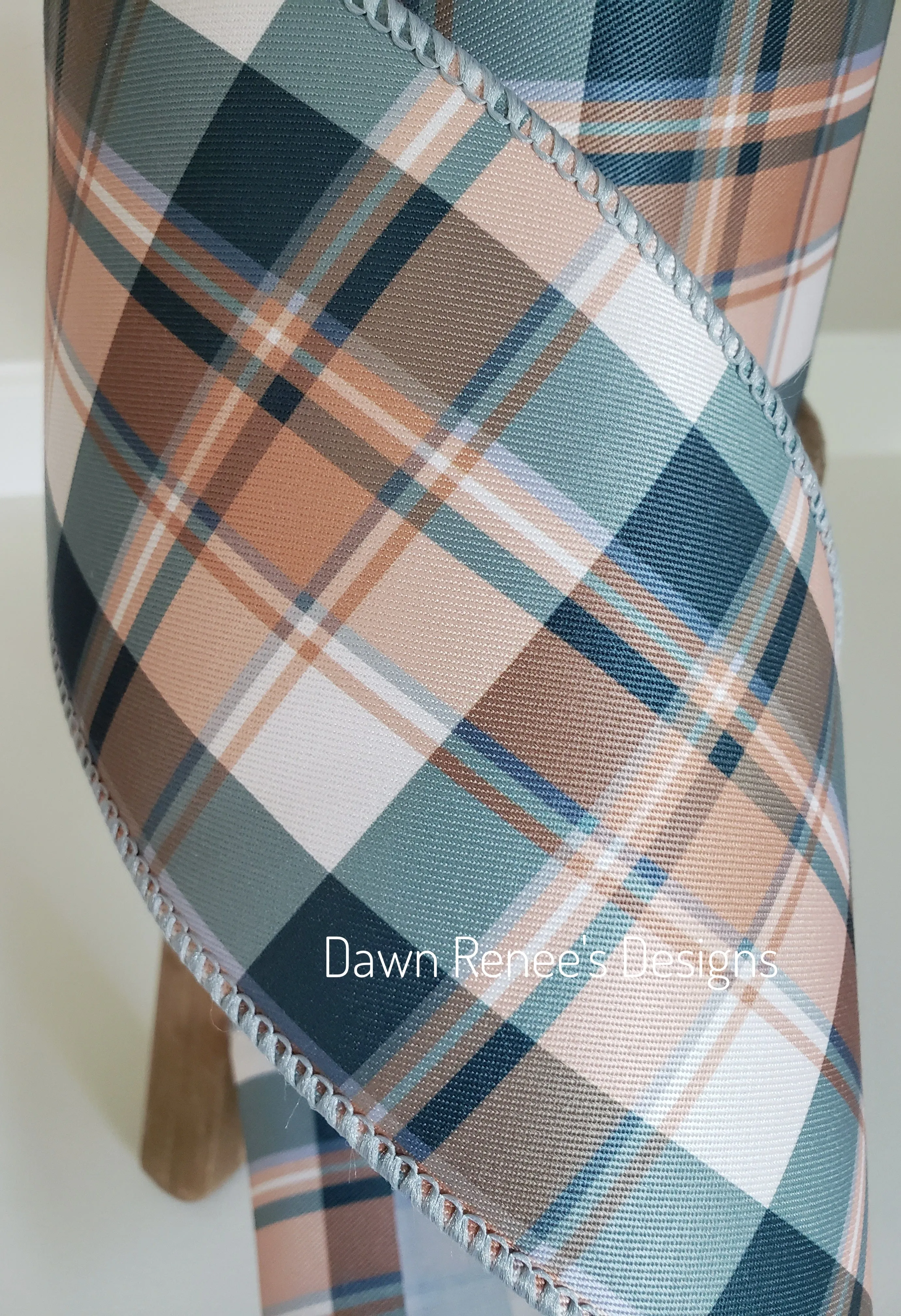 Plaid Fall Designer Ribbon in Fall Shades RA939-32
