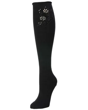 Women's Sweet Dazzle Cotton Blend Knee High Socks